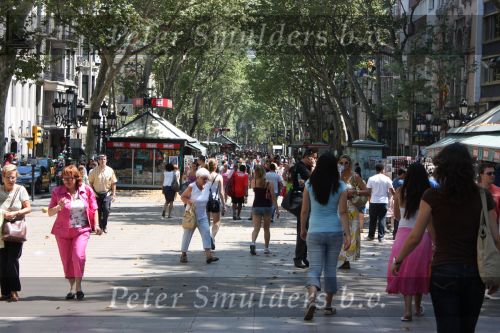 Barcelona, 26 Juni 2008
De Ramblas