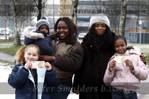 Amsterdam 4 februari 2009
Ramona Rjesus met haar kinderen en kleinkind.
Peter Smulders bv