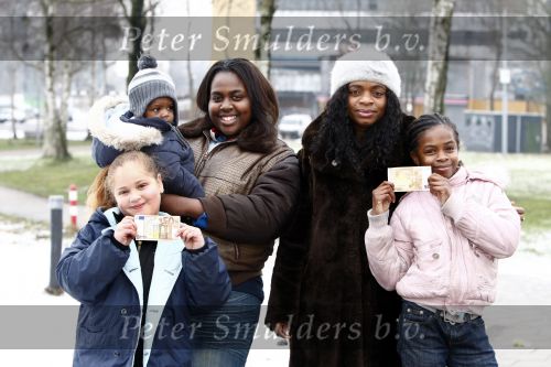 Amsterdam 4 februari 2009
Ramona Rjesus met haar kinderen en kleinkind.
Peter Smulders bv