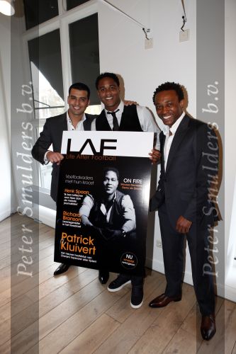 Amsterdam 24 maart 2009
Presentatie LAF Life after Football in club Momo. patrick Kluivert Zhouf Regi Blinker en Charly Luske
Peter Smulders bv