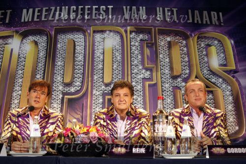 Amsterdam 30 september 2008
Persconferentie van de toppers Rene Froger Gordon en Gerard Joling ivm hun deelname aan het songfestival in het amstel hotel. toppers op jet ski\'s
Peter Smulders bv