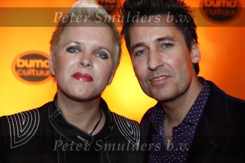Bussum 5 maart 2008
Uitreiking gouden harpen in het spant in bussum. Rene Shuman met vriendin angel eye
Peter Smulders bv