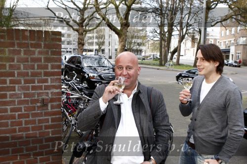 DEn Haag 11 april 2008
Wilfred Geneen en zijn vrouw Lili trouwden in Den Haag. Reni v Maren