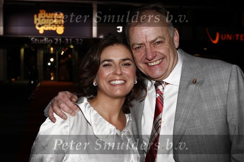 Hilversum 5 maart 2009
Uitreiking van de gouden harpen in studi 21. Riny Schreijenberg met vrouw
Peter Smulders bv