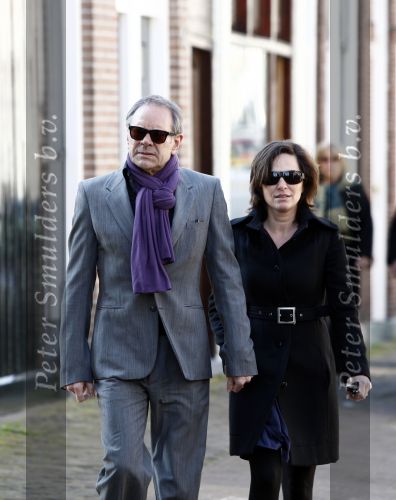 Hoorn 27 maart 2009
Begrafenis Martin Brozius. Aanwezig Rob de Nijs met zijn vrouw Henriette
Peter Smulders bv