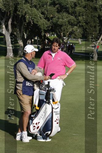 4 November 2007 Valderrama Golfclub ( Spanje )
Finaledag Volvo Masters Seizoen 2007
Robert Jan Derksen (38e en totaal verdiend 809.000 euro )