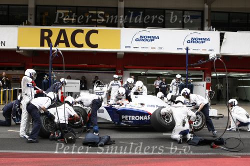 Barcelona 11 maart 2009
Robert Kubica tijdens formule 1 test voor het BMW team.
Peter Smulders bv