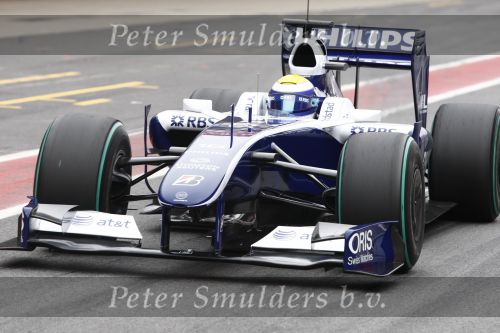 Barcelona 11 maart 2009
Robert Kubica tijdens formule 1 test voor het BMW team.
Peter Smulders bv