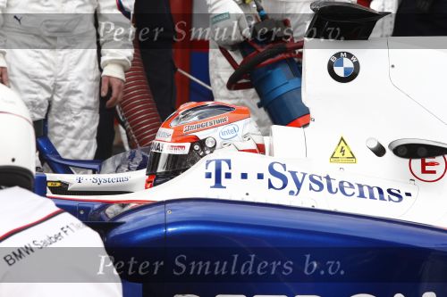 Barcelona 11 maart 2009
Robert Kubica tijdens formule 1 test voor het BMW team.
Peter Smulders bv
