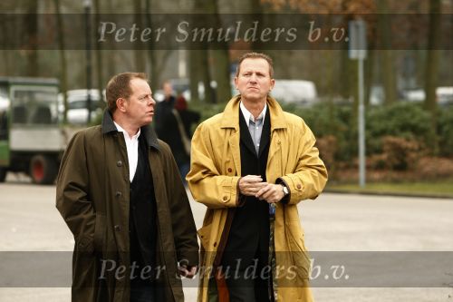 Leusden 13 februari 2008
Crematie/begrafenis van Benny Neyman . Robert Paul met vriend
Peter Smulders bv