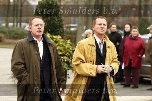 Leusden 13 februari 2008
Crematie/begrafenis van Benny Neyman . Robert Paul met vriend
Peter Smulders bv