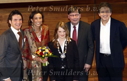 Amsterdam 2 februari 2008
Prinses Marilene en Prins Maurits openen het Ronald Mc Donald speelhuis in het VU ziekenhuis.Robert ten Brink