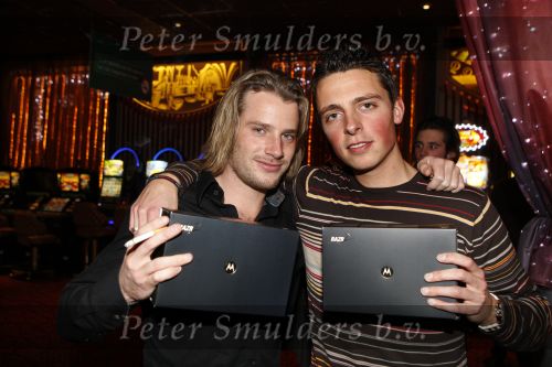 Amsterdam 3 december 2007
Presentatie nieuwe motorola telefoon in het holland casino. Robin Rienstra en Baas B