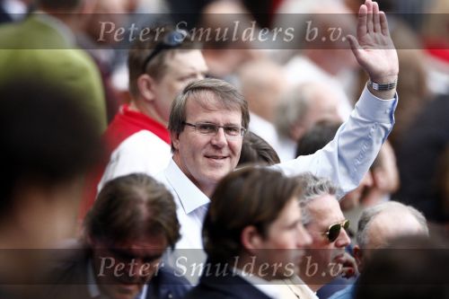 Amsterdam 10 mei 2009
Ajax-fc twente in de arena. De harde kern ajax supporters komt de eerste helft niet kijken en heeft spanddoeken opgehangen om te protesteren tegen het beleid bij ajax. Ron Beds and Bedding
Peter Smulders bv