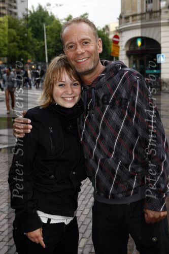 Amsterdam 19 juli 2008
Ron Boszhard met zijn dochter in Amsterdam.