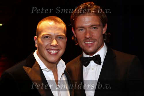 Hilversum 2 juni 2008
Uitreiking musical awards in studio 22. Jamai Loman met vriend Ron Link
Peter Smulders bv