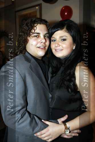 Vinkeveen 18 januari 2009
Roxeanne Hazes viert haar 16 e verjaardag in Roekz in Vinkeveen. Roxeanne met vriend Rico
Peter Smulders bv
