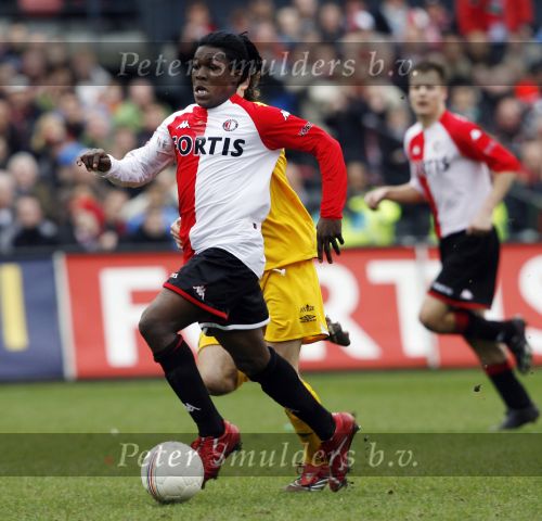 Rotterdam, 4 Maart 2007 
Royston Drenthe, toen spelend voor Feyenoord en nu uitkomend voo Real Madrid