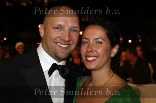 Amsterdam 26 oktober 2007
Uitreiking televizierring 2007 in carre. Ruben v d Meer met vrouw