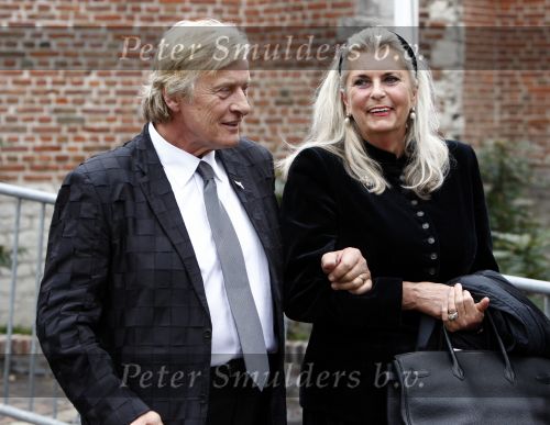 Wassenaar 3 april 2008
Herdenkingsdienst soldaat van oranje Erik Hazelhoff  in kerk wassenaar. Prin ses Margriet Pieter v Vollenhoven  en Rutger Hauer met zijn vrouw
Peter Smulders bv