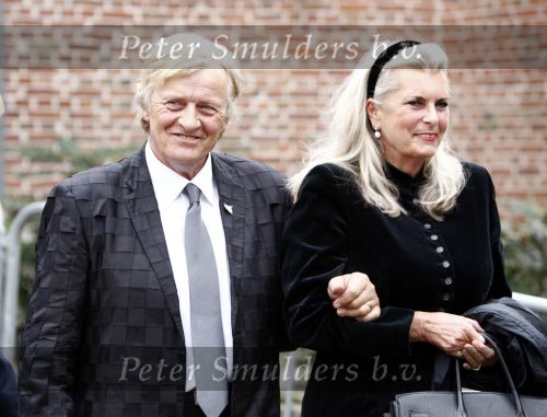 Wassenaar 3 april 2008
Herdenkingsdienst soldaat van oranje Erik Hazelhoff  in kerk wassenaar. Prin ses Margriet Pieter v Vollenhoven  en Rutger Hauer met zijn vrouw
Peter Smulders bv