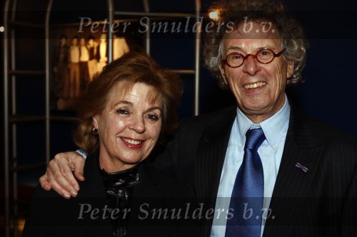 Hilversum 5 maart 2009
Uitreiking van de gouden harpen in studi 21. ruud Bos met vrouw
Peter Smulders bv