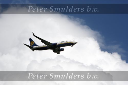 Best, 6 Juli 2008
Landing van een Ryan Air vliegtuig op vliegveld Eindhoven