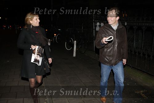 Amsterdam 22 november 2007
Rick Nieman en Sasha de Boer op straat in amsterdam.