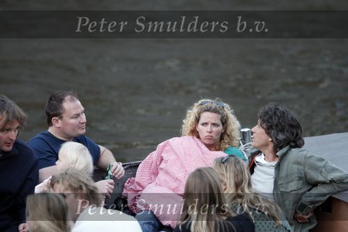 Amsterdam 9 mei 2008
Sander Vahle met een vriendin en Menno Kohler met zijn vriendin samen varend in een sloep op de grachten
