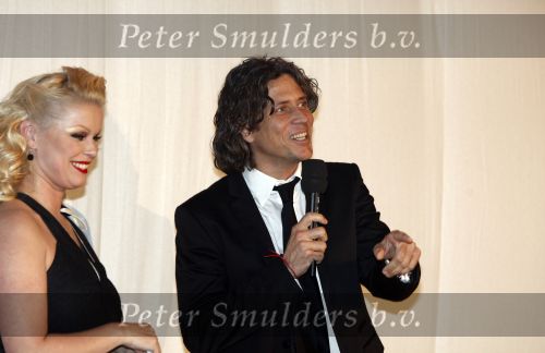 Hilversum 26 januari 2009
Linda de Mol bij de uitreiking van de gouden beelden bij beeld en geluid. Bridget Maasland met Sander Vahle 
Peter Smulders bv