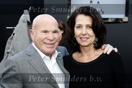 Amsterdam 31 januari 2009
Modeshow van Addy v d  Krommenacker op de amsterdam fashion week. sander v Gelder met vrouw
Peter Smulders bv