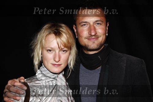 Amsterdam 23 januari 2008
Modeshow Blue Blood tijdens amsterdam fashion week. Sebastiaan Labrie met vriendin