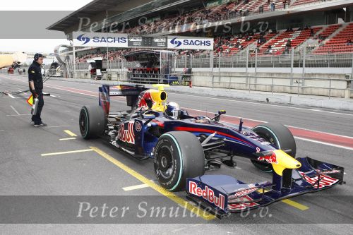 Barcelona 11 maart 2009
Test dag voor de formule 1 teams op het circuit van Barcelona. Sebastian Vettel
Peter Smulders bv