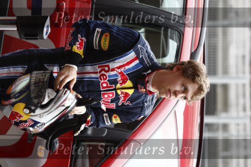 Barcelona 11 maart 2009
Test dag voor de formule 1 teams op het circuit van Barcelona. Sebastian Vettel
Peter Smulders bv