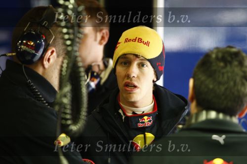 Barcelona 11 maart 2009
Test dag voor de formule 1 teams op het circuit van Barcelona. Sebastian Vettel
Peter Smulders bv