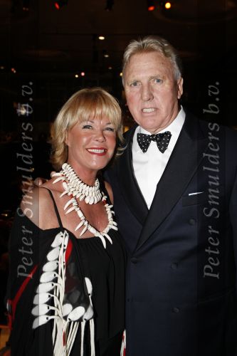 Amsterdam 6 december 2007
Miljonairsfair 2007 in de rai te amsterdam. Vip avond. Sheila de Vries met man