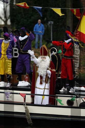Sinterklaas op de stoomboot