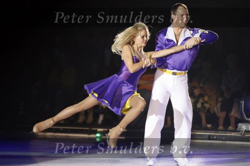 Rotterdam 25 oktober 2007
Premiere Holiday on ice in ahoy. Geert Hoes en Sitah doen mee in de show