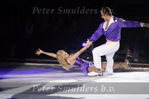 Rotterdam 25 oktober 2007
Premiere Holiday on ice in ahoy. Geert Hoes en Sitah doen mee in de show