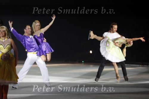 Rotterdam 25 oktober 2007
Premiere Holiday on ice in ahoy. Geert Hoes en Sitah doen mee in de show