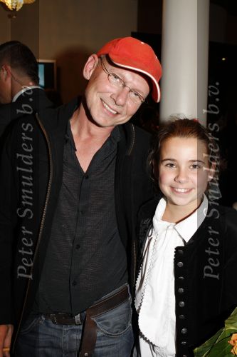 Amsterdam 5 oktober 2007
 premiere van Ciske de Rat in Carre.  Sjoerd Pleijsier met dochter