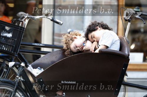 Amsterdam 10 april 2008
2 kindjes liggen te slapen in een bakfiets.
Peter Smulders bv