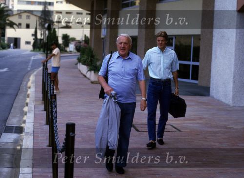 Monaco, 20 April 1987
Soren Lerby samen met Stefan Kovacs bij AS Monaco