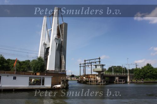 Weesp, 10 Juni 2008 
Spoorbrug over de Vecht bij Weesp