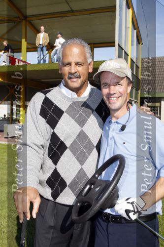 Amsterdam 14 oktober 2007
Stedman Graham ( ex Ophrah Winfrey op bezoek in Nederland. Hij ging varen met boot door de amsterdamse grachten en Golfen. Jooste Hage met  Stedman