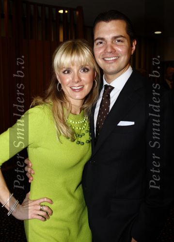Amsterdam 1 maart 2009
Modeshow Paul Schulten in het Okura hotel. Suze Mens met vriend
Peter Smulders bv
