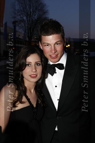 Hilversum 20 maart 2009
Schaatsgala bij studio 21. Sven Kramer met zijn zus
Peter Smulders bv