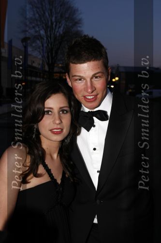 Hilversum 20 maart 2009
Schaatsgala bij studio 21. Sven Kramer met zijn zus
Peter Smulders bv