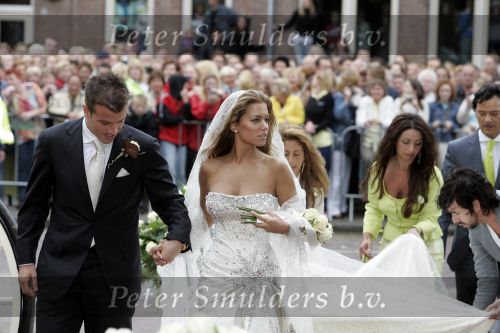 Heemskerk 10 juni 2005
Rafael v d Vaart en Sylvie  v d Vaart trouwen.