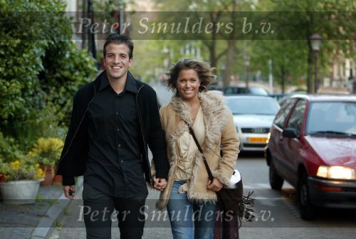 Amsterdam  1 mei 2003
Rafael v d Vaart en Sylvie v d Vaart